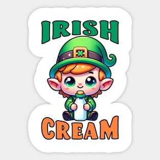 Irish Cream Gnome Sticker